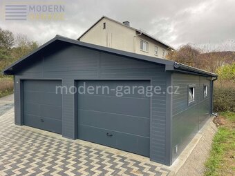 Zateplené montované garáže PIR 4x6/6x6m celá ČR - 11