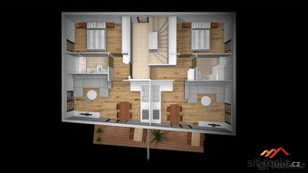 Novostavba byt 2+kk, 55m2 + 40m2 zahrada, garážové stání, Pr - 11