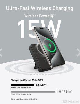 Bezdrátová, drátová Powerbanka Anker 633 MagGo Power Bank (1 - 11