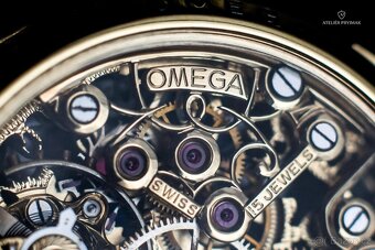 Exkluzivní skeletové hodinky OMEGA "ČESKÝ LEV" LIMITOVANÁ  - 11