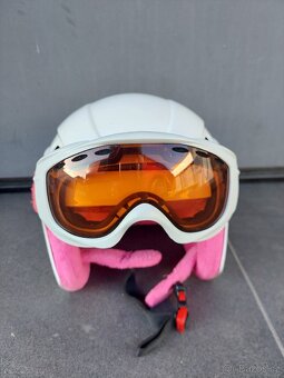 Lyže ELAN LIL SNOW, 120 cm + hůlky + boty + přilba - 11