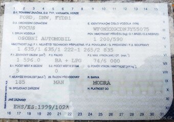 Prodám Ford Focus LPG - 11