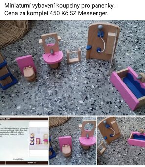 Panenky, hračky a příslušenství pro panenky. Ceny viz fota. - 11