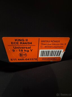 Autosedačka - Britax Römer King II LS Grey marble - 11