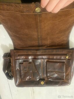 Cool kožená brašna “ Messenger Bag “ - 11