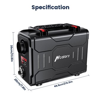 Nezávislé naftové topení 5 kW Tolbox - 11
