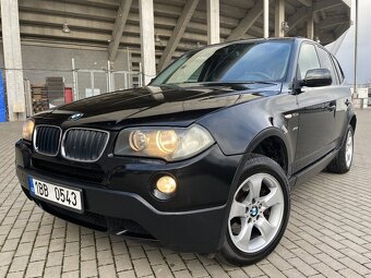 BMW X3 2.0D 4x4 10/2007 ALU, KLIMA, MANUÁL, ČR, NOVÁ STK - 11