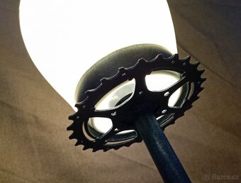 STEAMPUNK RECYCLE ART LAMPY - PATINOVANÝ KOV - 11