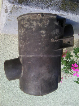 Jawa 250/350 Panelka - kryty řetězu,motoru,výfuky s koleny.. - 11