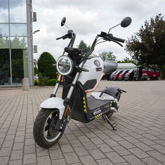 elektrický skútr, ektrická koloběžka MIKU MAX -bílá,použitá - 11