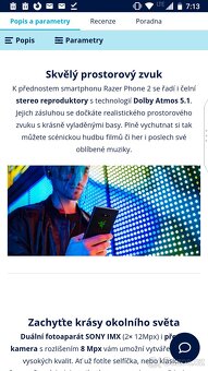 Razer Phone 2 herní mobil, - 11