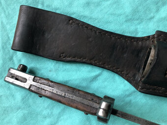 Rakousko-uherský nožový bodák M1888 – komplet - 11