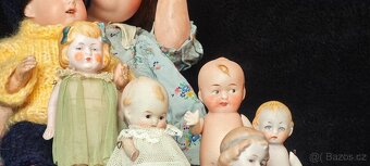Starožitné porcelánky A.M, Heubach, Kewpie, K+W... - 11