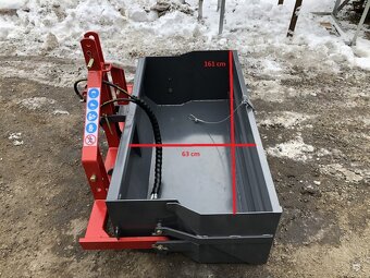 Transportní box PRMH 120 bedna za traktor - 11
