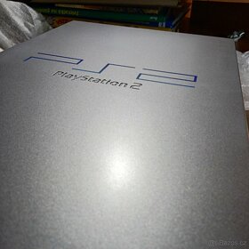 Sony Playstation2 Fat Satin Silver 2 controller pack, NOVÁ - 11