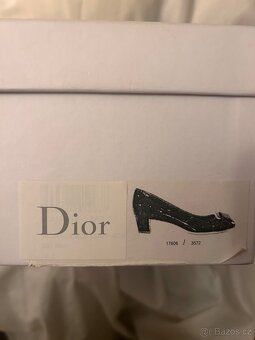 Luxusní lodičky Dior lakovaná kůže vel 38,5 - 11