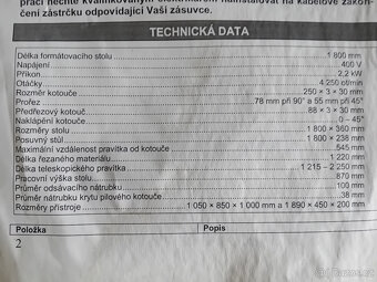 Stolní kotoučová pila NJ1425 - 11