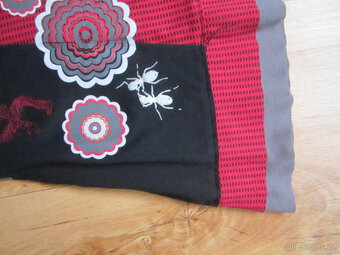 Šaty vel. M/L, 100% bavlna, zajímavý design, délka 100 cm - 11