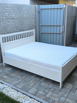 Prodám manželskou postel + Matrací 160cm x 200cm - 11