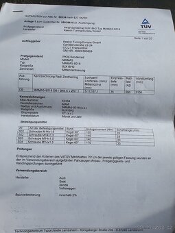 Alu kola 5x112 r18 8j et35 letni pneu 225/40/18 - 11