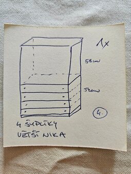 sektorový nábytek - skříň, 80. léta - 11