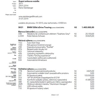 BMW Řada 5 F11 530D xDrive 190kw M packet Facelift mod.2014 - 11
