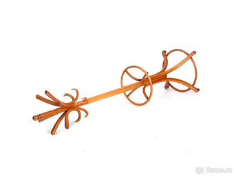 Starožitný věšák, original THONET, TOP stav - 11