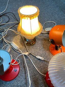 lampa retro lampa skleněná lampa retro lampa na noční stolek - 11