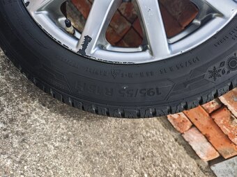 ALU 4x100 15" s celoročními pneu 195/55 R15 - 11