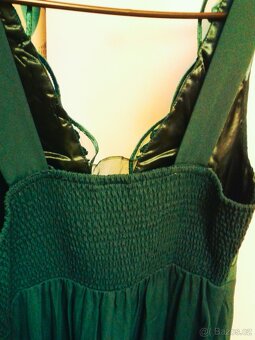 Elegantní dlouhé společenské šaty 46/48 - 11