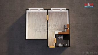 Podnájem bytu 1+1, 33 m², Děčín, ul. Na Vyhlídce - 11