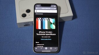 Apple iPhone 13 mini 128GB - Bílý - Stav A+ - 11