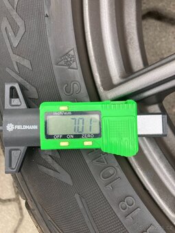 Sada alu kol z Seat 5x112, pneu zimní 235/55/18 - 11