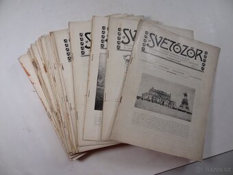 SVĚTOZOR Časopis. r.1907 26-52. r.1909 a t.d. - 11
