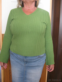 Kabát,svetr11 x, na zimu i jaro , XL + dárek - 11