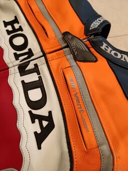 Honda Repsol-Pánská kožená moto kombinéza, originál Honda - 11