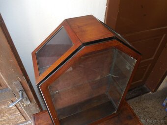 Skleník vitrína na hodiny biedermeier - 11