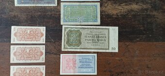 Bankovky a státovky 1919-1945, ČSR. Protektorát - 11
