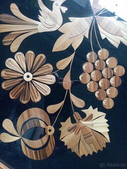 Intarzie - obrazy 70 - tá léta - RETRO - 11