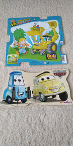 Puzzle velké, dřevěné, skládačka, hodiny, dětský doktor - 11