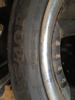 Kola BMW X5 R22 BMW 285/40 R22 pneu Continental - 11