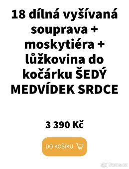 18-dílná sada do postýlky - 11