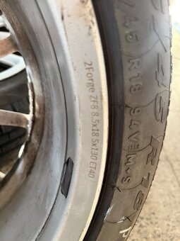 Sada kol 2forge ZF8 R18 5x130 zimní pneu - 11