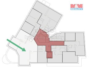 Pronájem kancelářského prostoru, 156 m², Třinec, ul. 1. máje - 11