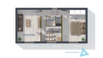 Prodej bytu 2+1 v Nové Pace – 1. patro, 47 m² - 11