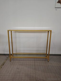 Nový konzolový zlatý stůl - 11