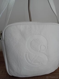 QVC dámská kabelka kožená nová - 11