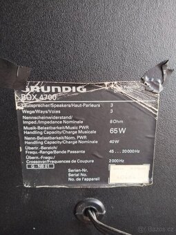 Grundig hůru systém včetně reproduktorů - 11