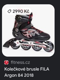 PRODÁM INLINE BRUSLE FILA - 11
