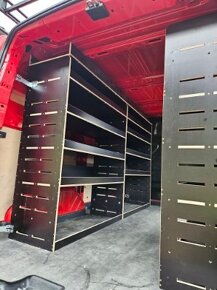 Transit regály , vestavby Cnc výroba- Skladem - 11